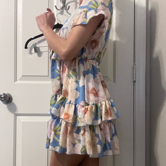 Forever 21 Peony Print Dress - Picture 4 of 12